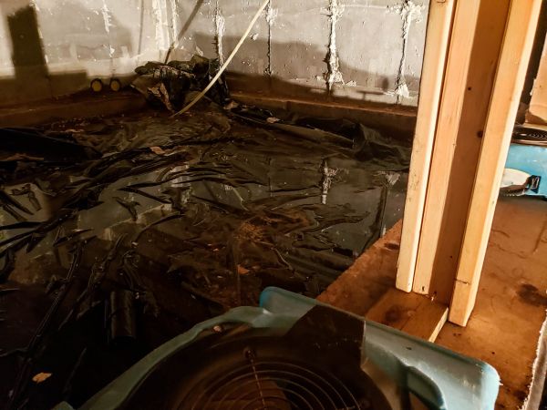 Crawlspace Water Cleanup in Vista